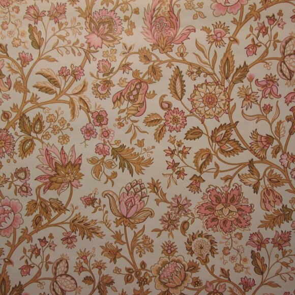 1970s Vintage Floral Paisley Wallpaper - Picture 3 of 10